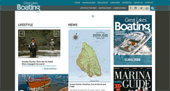 Desktop Screenshot of greatlakesboating.com